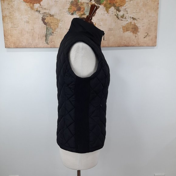 Black quilted winter vest - Andrew Marc brand - Picture 5 of 11